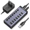 Buy UGREEN 7 Port Powered USB A 3.0 Hub UK Power adapter in Kenya