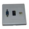Buy Wall Mount HDMI/VGA/CAT6/RJ45 Face Plate in Kenya