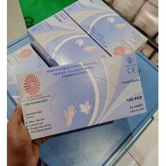 Buy Sunpower Disposable Clear Vinyl Food Grade Gloves, Product Size: Small (S) in Kenya