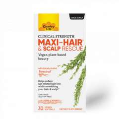 Buy Country Life Maxi Hair and Scalp Rescue 30Softgels Supplement in Kenya