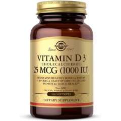Buy Solgar 25mcg(1000IU) Vitamin D3 100 Softgels in Kenya