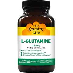 Buy Country Life 1000mg L Glutamine 60 Tablets Supplement in Kenya