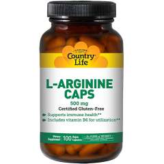 Buy Country Life 500mg L Arginine Caps 100 Capsules Supplement in Kenya