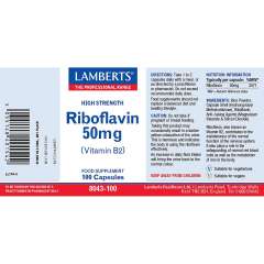Buy Lamberts 50mg Riboflavin 100 Capsules Supplement in Kenya