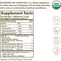 Buy Solgar EarthSource Cold Pressed Organic 473ml Flaxseed Oil in Kenya