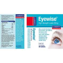 Buy Lamberts 20mg Eyewise High Strength Lutein 60 Tablets Supplement in Kenya