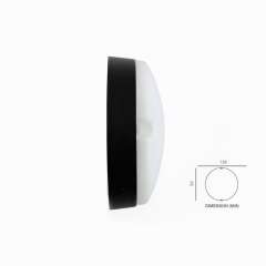 Buy Tronic 12W Black Round LED Bulkhead in Kenya