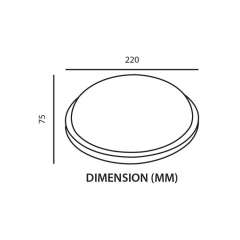 Buy tronic 20W Round LED Bulkhead in Kenya