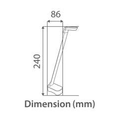 Buy Tronic LD G408-GR Desk Lamp in Kenya