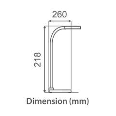 Buy Tronic LD Q118-BK Desk Lamp in Kenya
