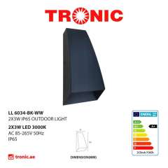Buy Tronic LL 6034-BK-WW Modern Wall Light in Kenya