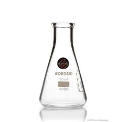 Buy Borosil 50ml Glass Conical Flask in Kenya