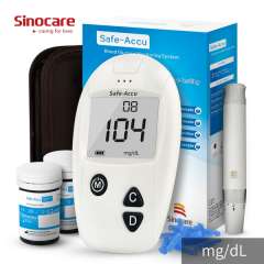 Buy Sinocare Safe-Accu Blood Glucometer with 50 Test Strips and 100 Lancets in Kenya