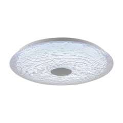 Buy Tronic KD 1910-WH Patterned White Glass LED Changeable (3 Shades) Ceiling Light in Kenya