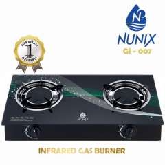 Buy Nunix GI-007 Two Burner Glass Top Infrared Gas Stove in Kenya