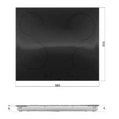 Buy Mika MVCH641TC  60cm Glass Vitro Ceramic Hobs in Kenya