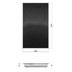 Buy Mika MVCH321TC  30cm Glass Vitro Ceramic Hob in Kenya