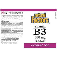 Buy Natural Factors 500mg Vitamin B3 90 Tablets in Kenya