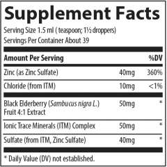 Buy Trace Minerals 59ml Elderberry and Ionic Zinc Supplement in Kenya