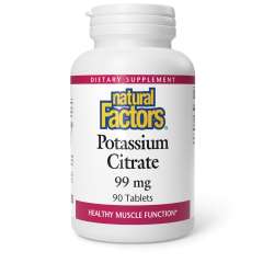 Buy Natural Factors 99mg Potassium Citrate 90 Tablets in Kenya