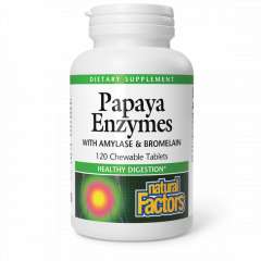Buy Natural Factors Papaya Enzyme 120 Chewable Tablets in Kenya