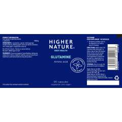 Buy Higher Nature 500mg Glutamine Amino 90 Capsules Supplement in Kenya