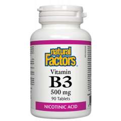 Buy Natural Factors 500mg Vitamin B3 90 Tablets in Kenya