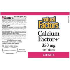Buy Natural Factors 350mg Calcium Factor+ 90 Tablets in Kenya