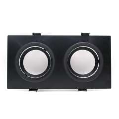 Buy Tronic FI DOMI-8016-BK Twin Rectangular Black Recessed Holder in Kenya