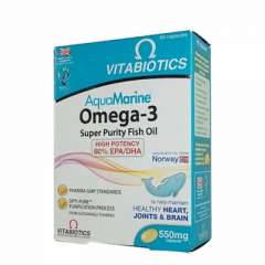 Buy Vitabiotics AquaMarine Omega-3 and Cod Liver Oil 60 Capsules in Kenya