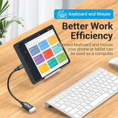 Buy Vention USB C to USB A 3.0 OTG 0.15M Cable in Kenya