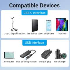 Buy Vention USB A 3.0 male to USB C Female Adapter in Kenya