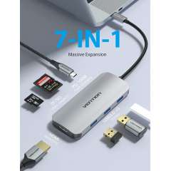 Buy Vention USB C 7 in 1 Multifunction Docking Station in Kenya