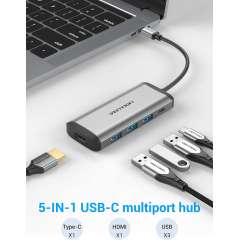 Buy Vention USB C 5 in 1 Multifuntion Docking Station in Kenya