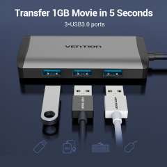 Buy Vention USB C 6 in 1 Multifunction Docking Station in Kenya