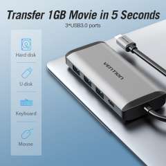 Buy Vention USB C 8 in 1 Multifunction Docking Station in Kenya