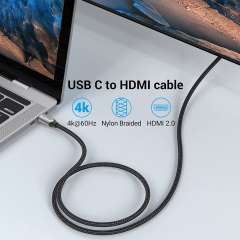 Buy Vention Cotton Braided 2 Metre Type C to HDMI Cable in Kenya