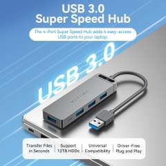 Buy Vention 4 Port USB 3.0 Hub in Kenya