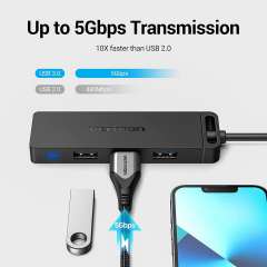 Buy Vention 4 Port USB 3.0 Hub in Kenya