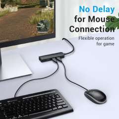 Buy Vention 3 Port USB 2.0 Hub with Ethernet in Kenya