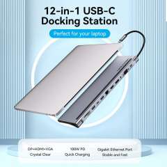 Buy Vention THSHC  USB C 12 in 1 Multifunction Docking Station in Kenya