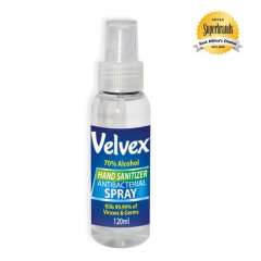 Buy Velvex 120ml 20Pack Liquid Hand Sanitizer Spray, Sterilizer Scents: Fragrance Free in Kenya