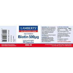 Buy Lamberts Biotin 500µg 90 Capsules Supplement in Kenya