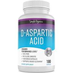 Buy Simple Organics D Aspartic Acid 180Capsules Supplement in Kenya