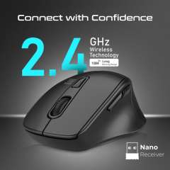 Buy ProMate Samit 2.4GHz Ergonomic 2200 DPI Silent Click Wireless Mouse in Kenya