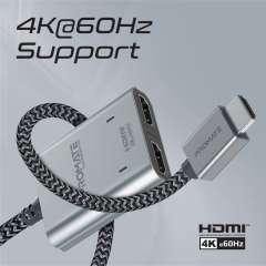 Buy Promate MediaSplit-H2 Splitter with Dual HDMI Ports Cable in Kenya