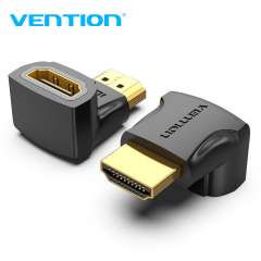 Buy Vention HDMI 90 Degree Male to Female Black  Adapter in Kenya