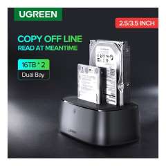 Buy UGREEN USB 3.0 Dual Bay SATA Hard Drive Docking Station in Kenya