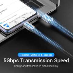 Buy Vention Cotton Braided USB C to USB C 3.1 1M  Gray  Cable in Kenya