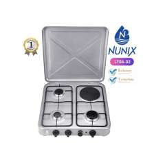 Buy Nunix LT04-2  3 Gas 1 Electric Table Top cooker in Kenya
